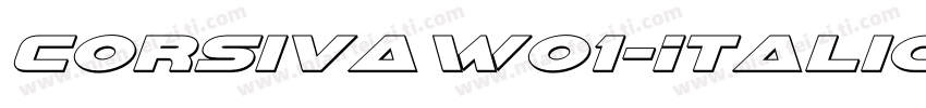 CorsivaW01-Italic Re字体转换